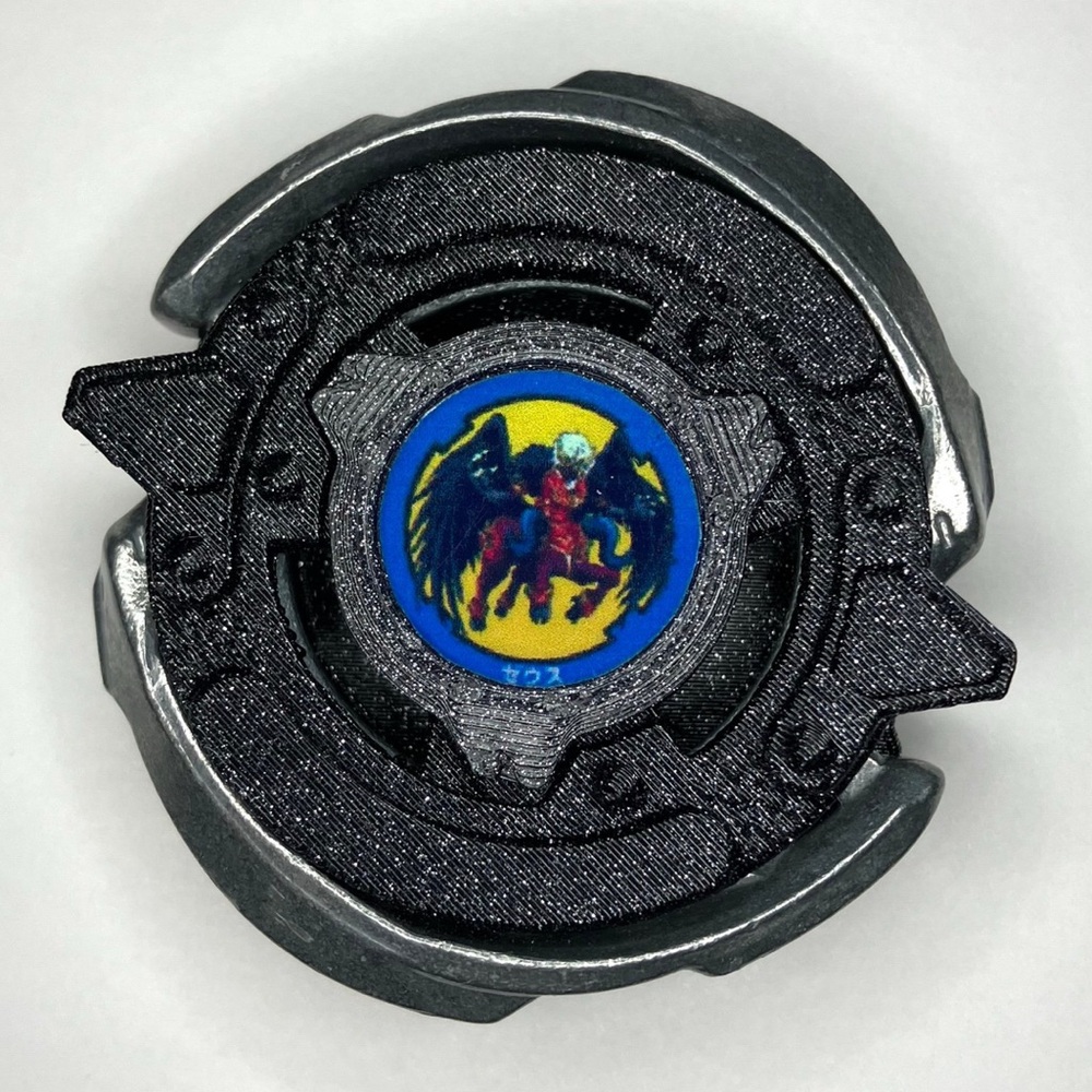 Beyblade CX | Arc Zeus | Dual-Spin | 3D Print | PLA+ | AUTHENTIC METAL